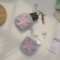 Load image into Gallery viewer, Violet Crochet Starfish Airpod Cover - Granmade
