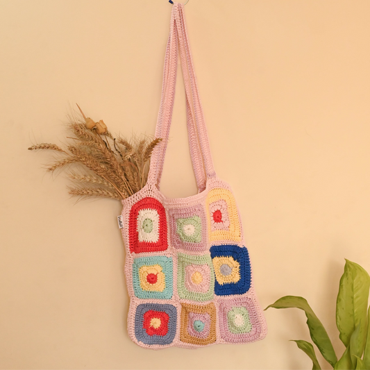 Candyland Crochet Tote Bag - Granmade