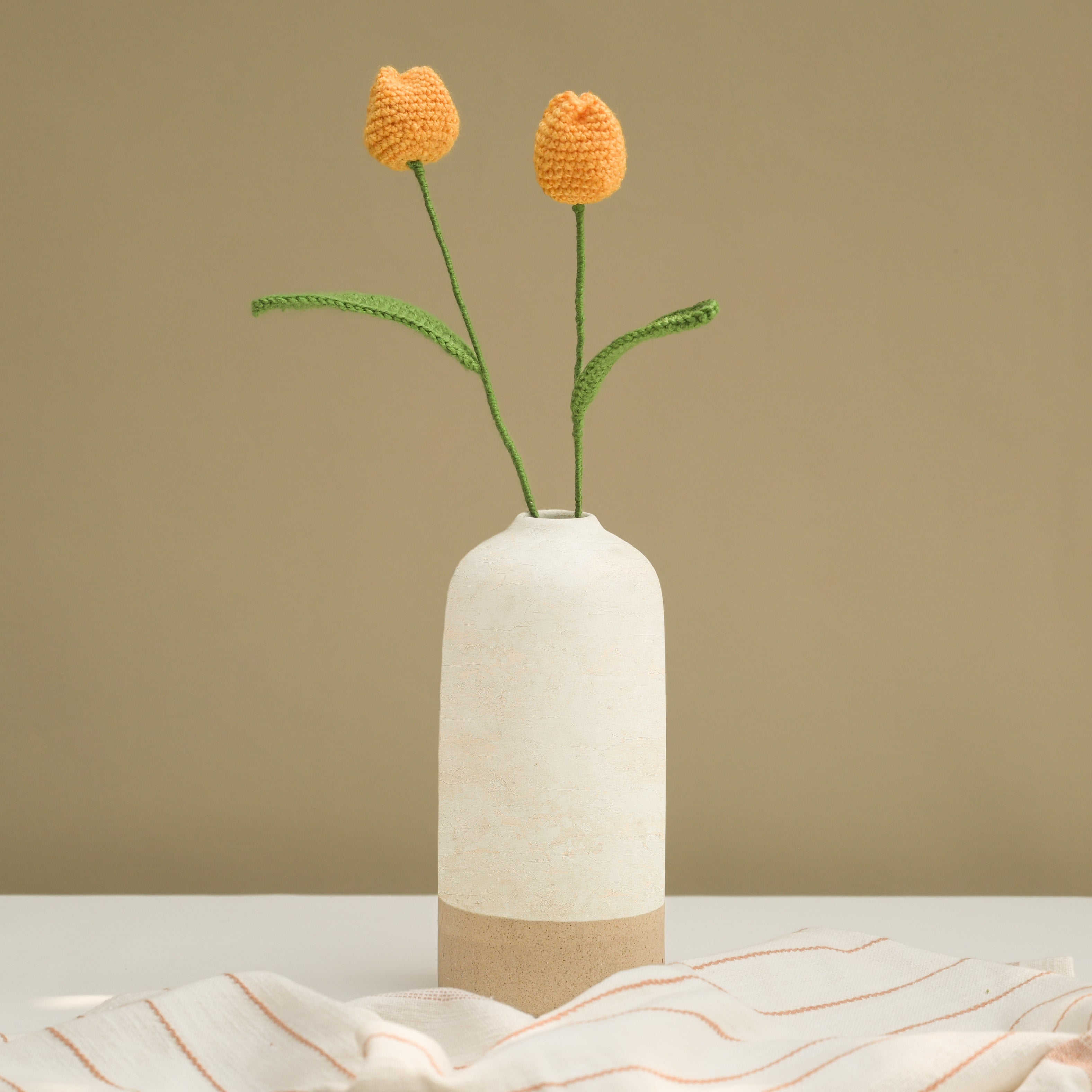 Buy Yellow Crochet Tulip | GranMade – Granmade