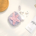 Load image into Gallery viewer, Violet Crochet Starfish Airpod Cover - Granmade
