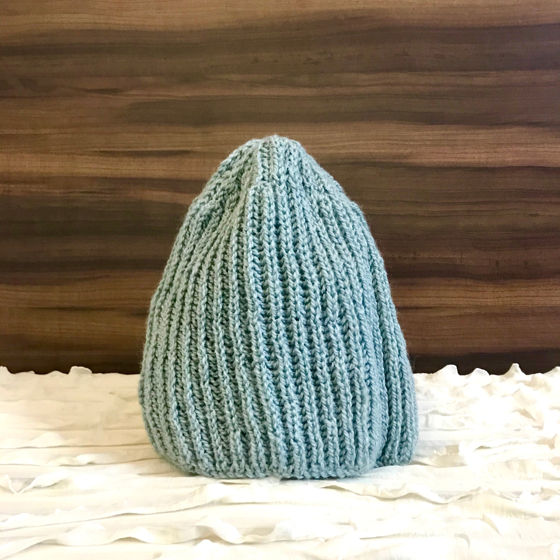 Sea Green Classic Hand-knit Beanie - Granmade