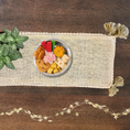 Load image into Gallery viewer, Shell Lace Jute Table Runner with Pom-Pom - Granmade
