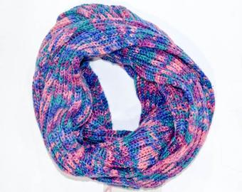 Mermaid Hand knit Infinity Scarf - Granmade