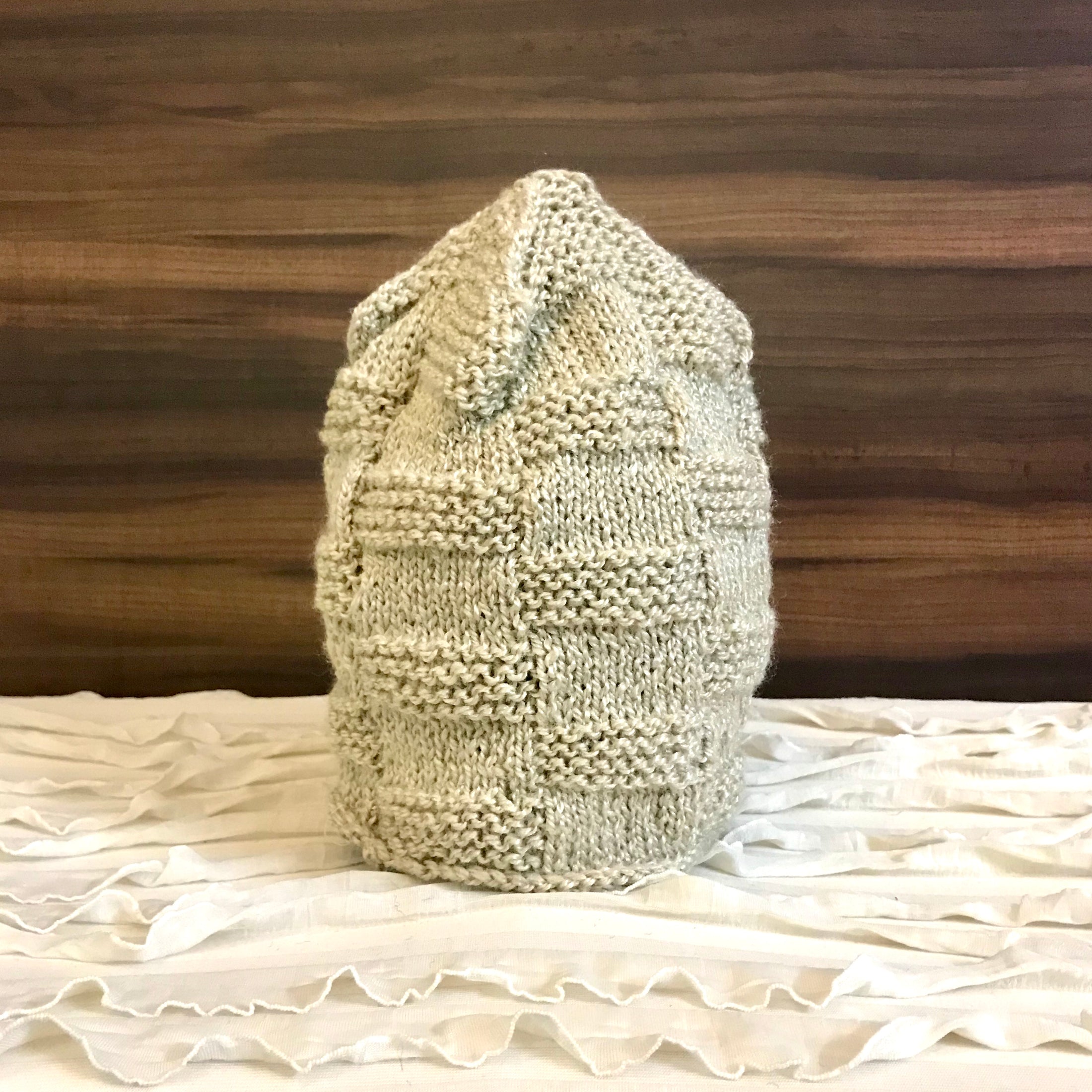 Beige Brick Hand-Knit Beanie - Granmade