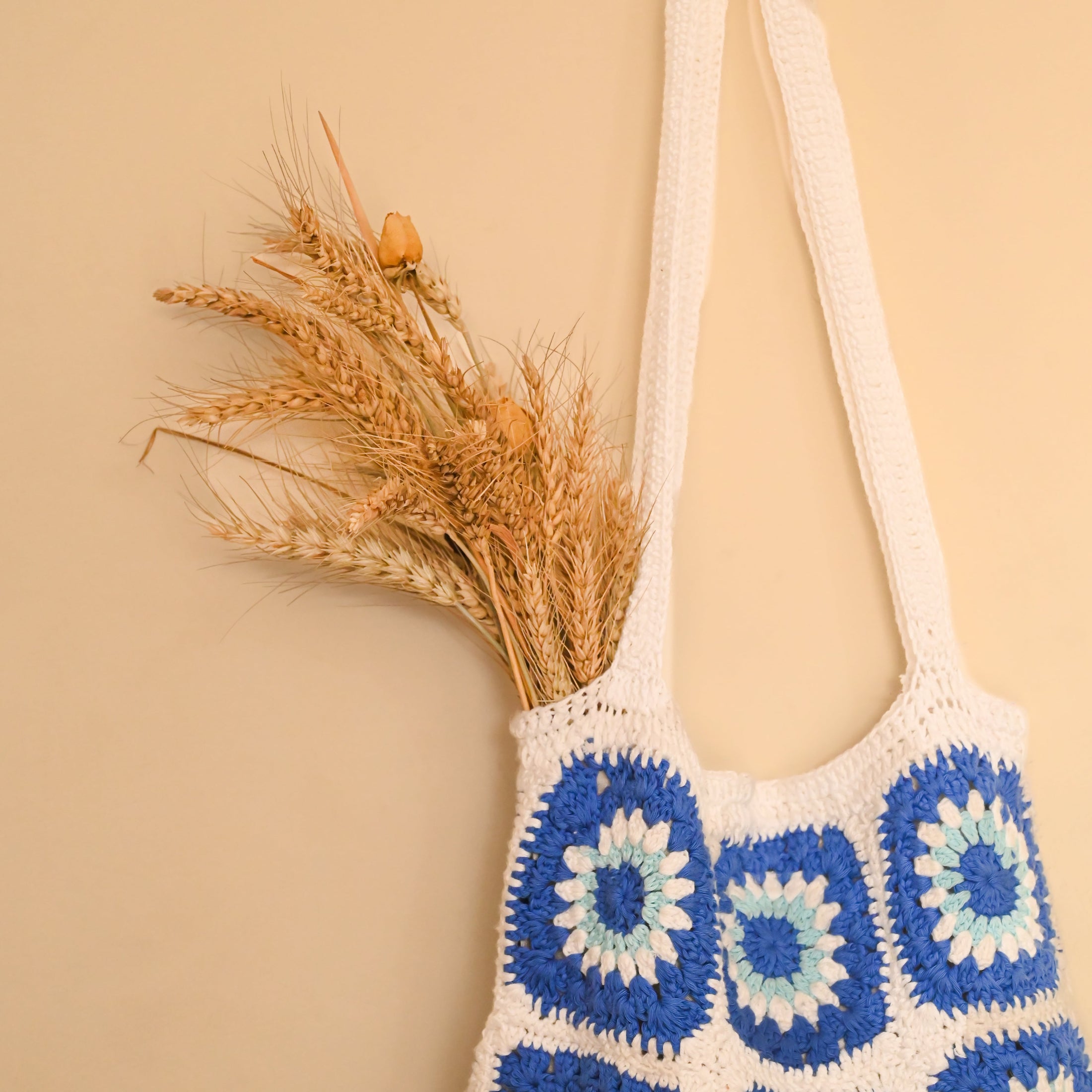 Evil Eye Crochet Tote Bag - Granmade