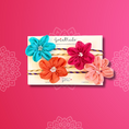 Load image into Gallery viewer, Handmade Windflower Rakhis (Pack of 4) - Granmade
