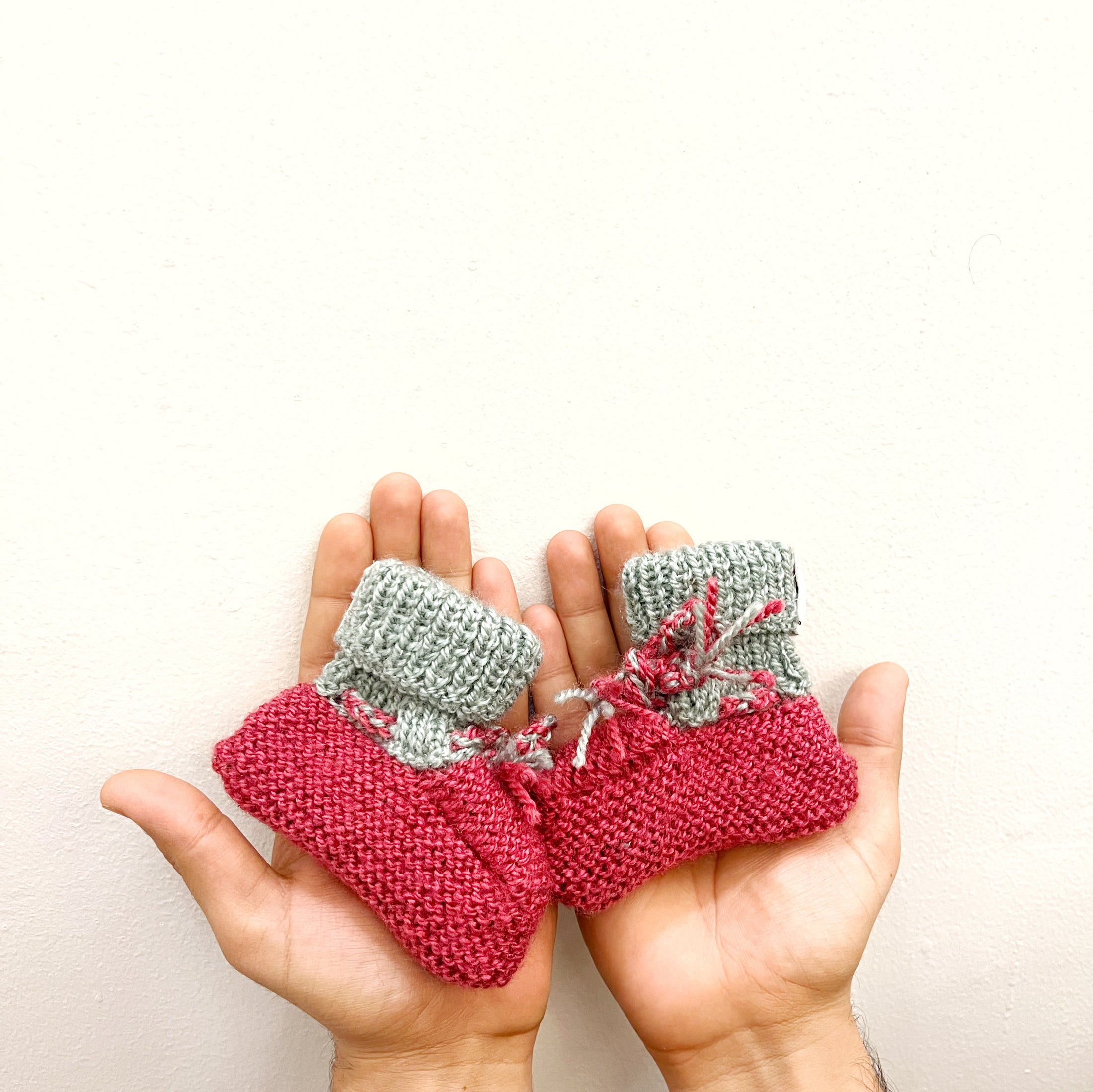 Handknit Baby Booties Set of 2 - Granmade