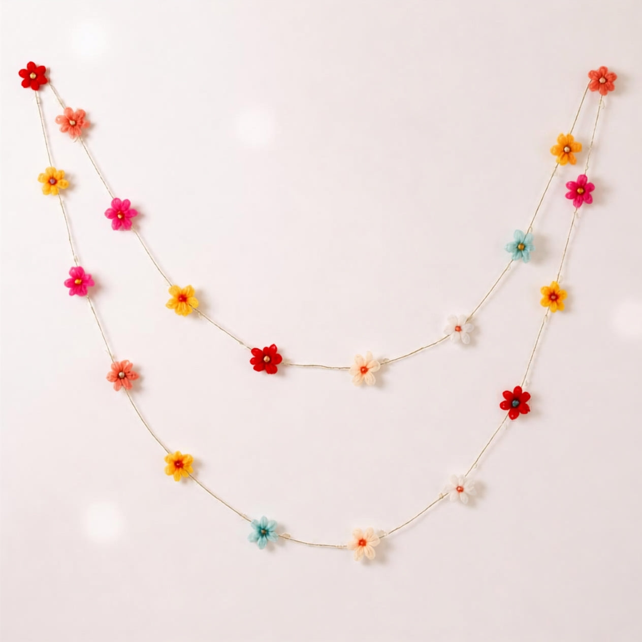 Handmade Organza Flower String
