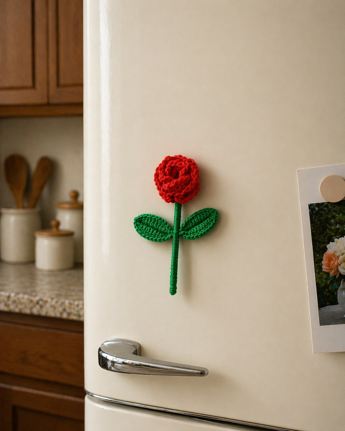 Crochet Bluebell Fridge Magnet