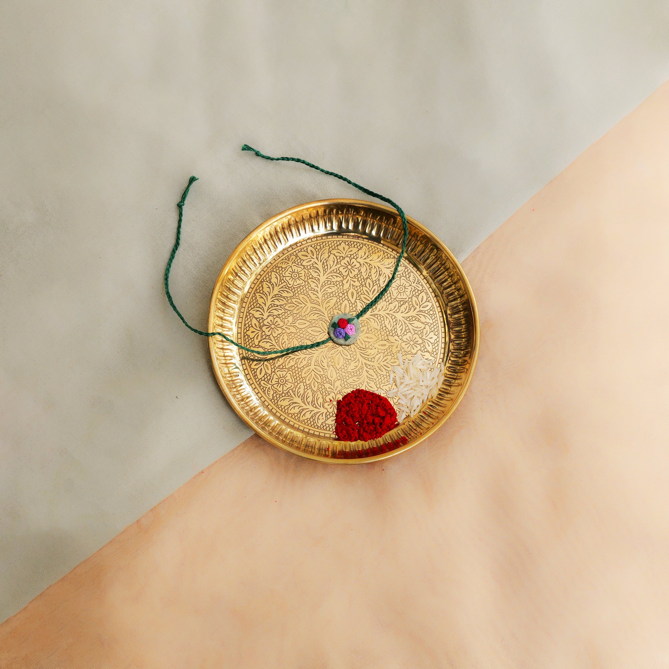Bahara Hand-embroidered Rakhi