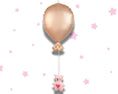Load image into Gallery viewer, Blue Balloon Teddy Nursery Hanging Decor
