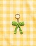Load image into Gallery viewer, Crochet Bow Keychain- Red
