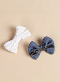 Load image into Gallery viewer, Handmade Bow Hair Clip (Set of 2)
