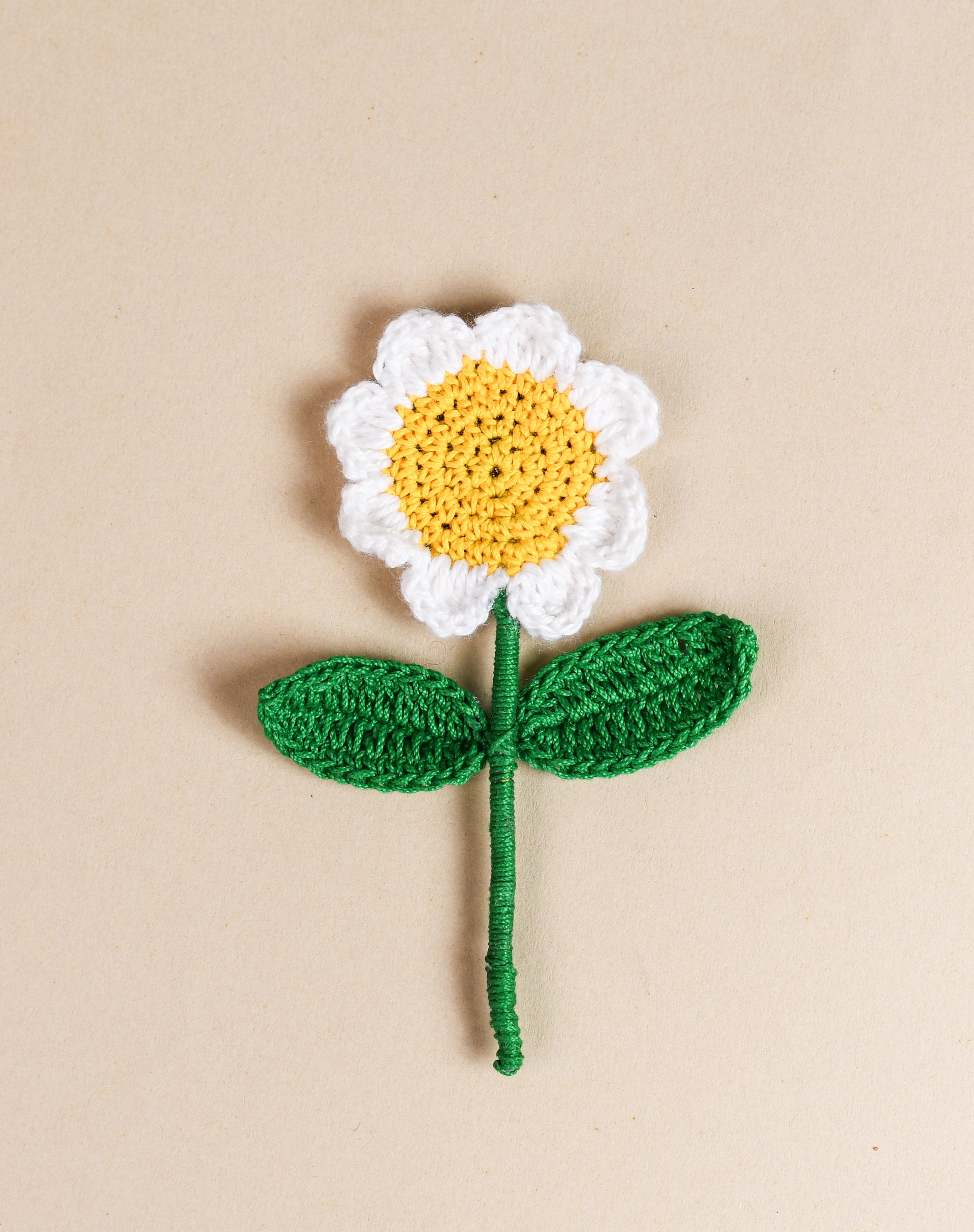 Crochet Tulip Fridge Magnet