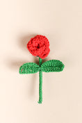 Load image into Gallery viewer, Crochet Tulip Fridge Magnet
