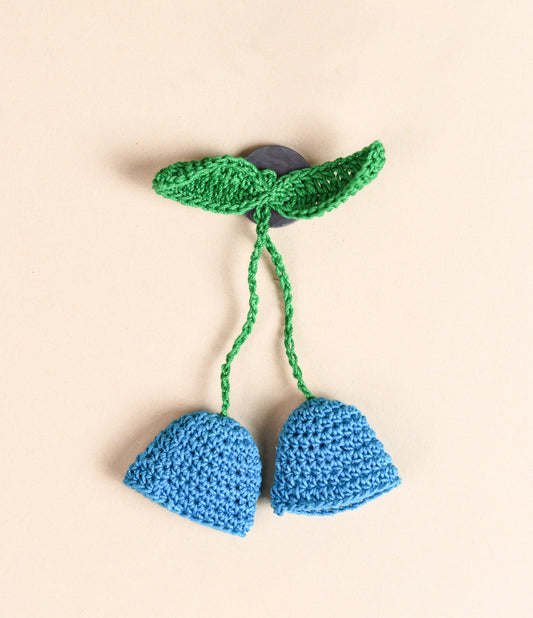 Crochet Bluebell Fridge Magnet