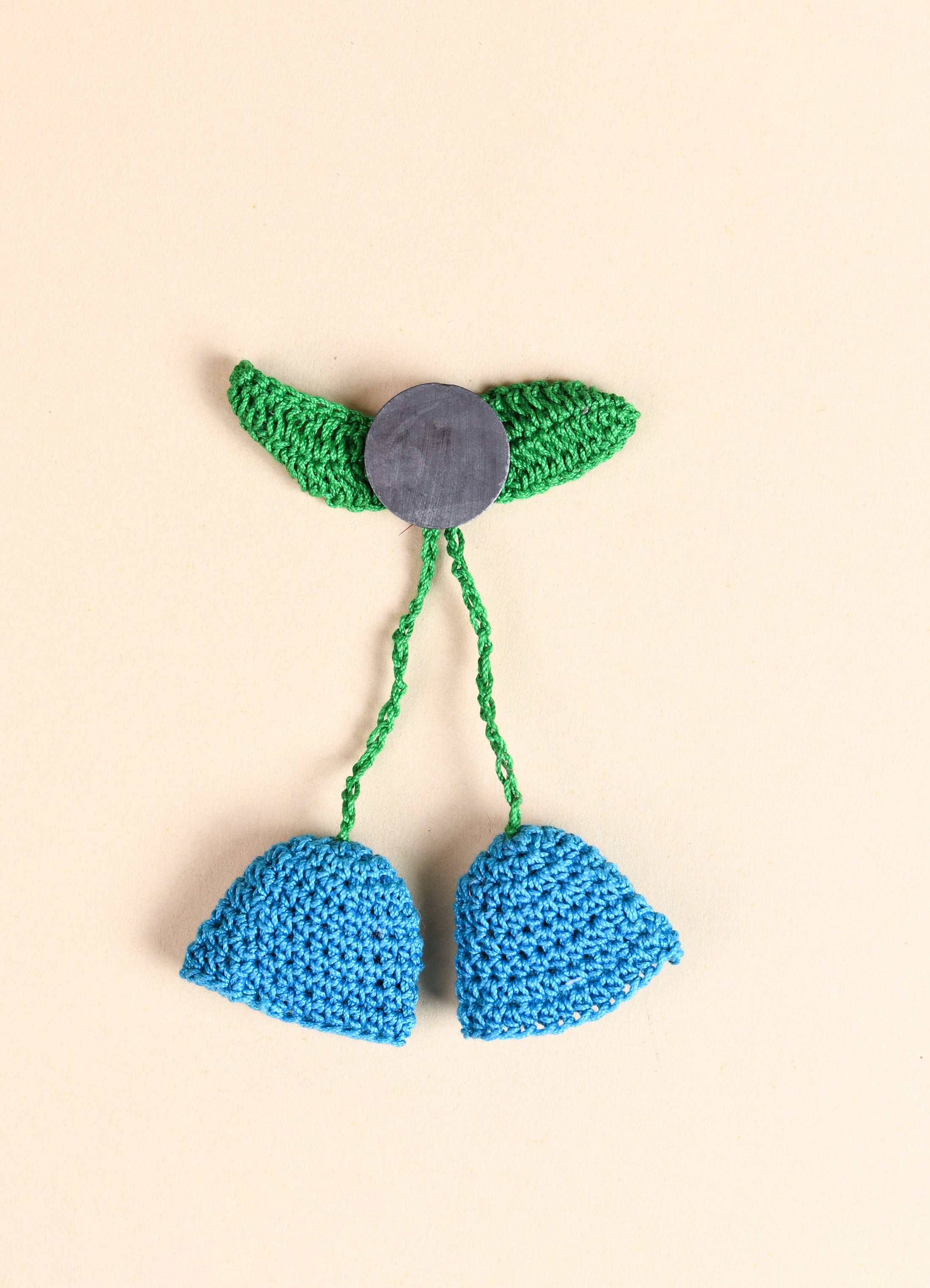 Crochet Bluebell Fridge Magnet