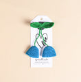 Load image into Gallery viewer, Crochet Bluebell Fridge Magnet
