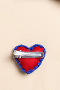 Load image into Gallery viewer, Crochet Pompom & Heart Hair Clip Set (Set of 2)
