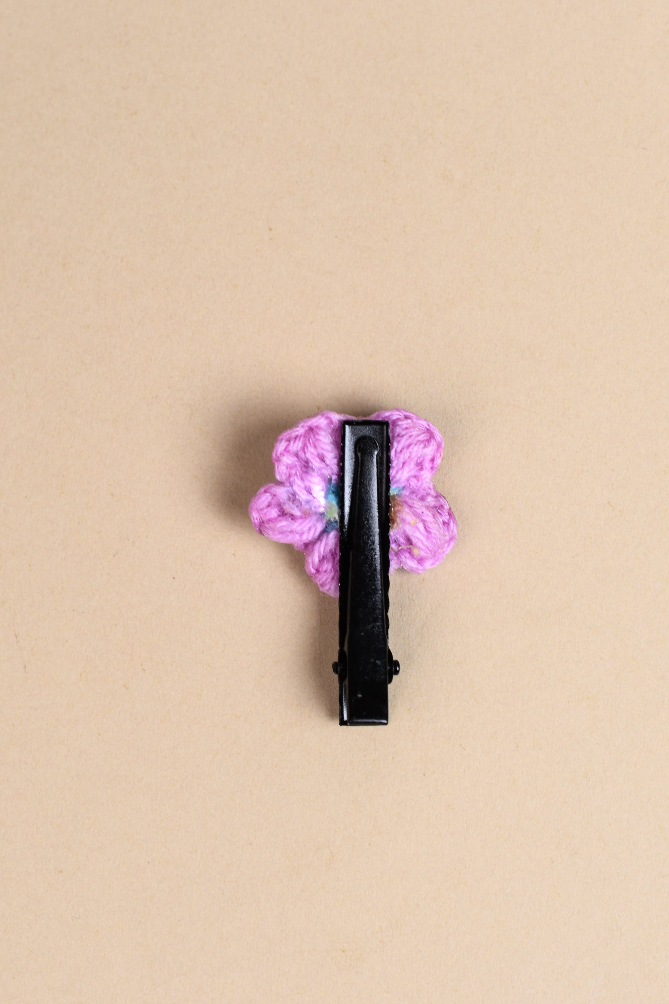 Crochet Flower Hair Clip (Set of 2)