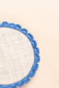 Load image into Gallery viewer, Crochet Border Mini Frame- Blue
