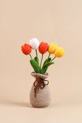 Load image into Gallery viewer, Crochet Tulip Flower Pot
