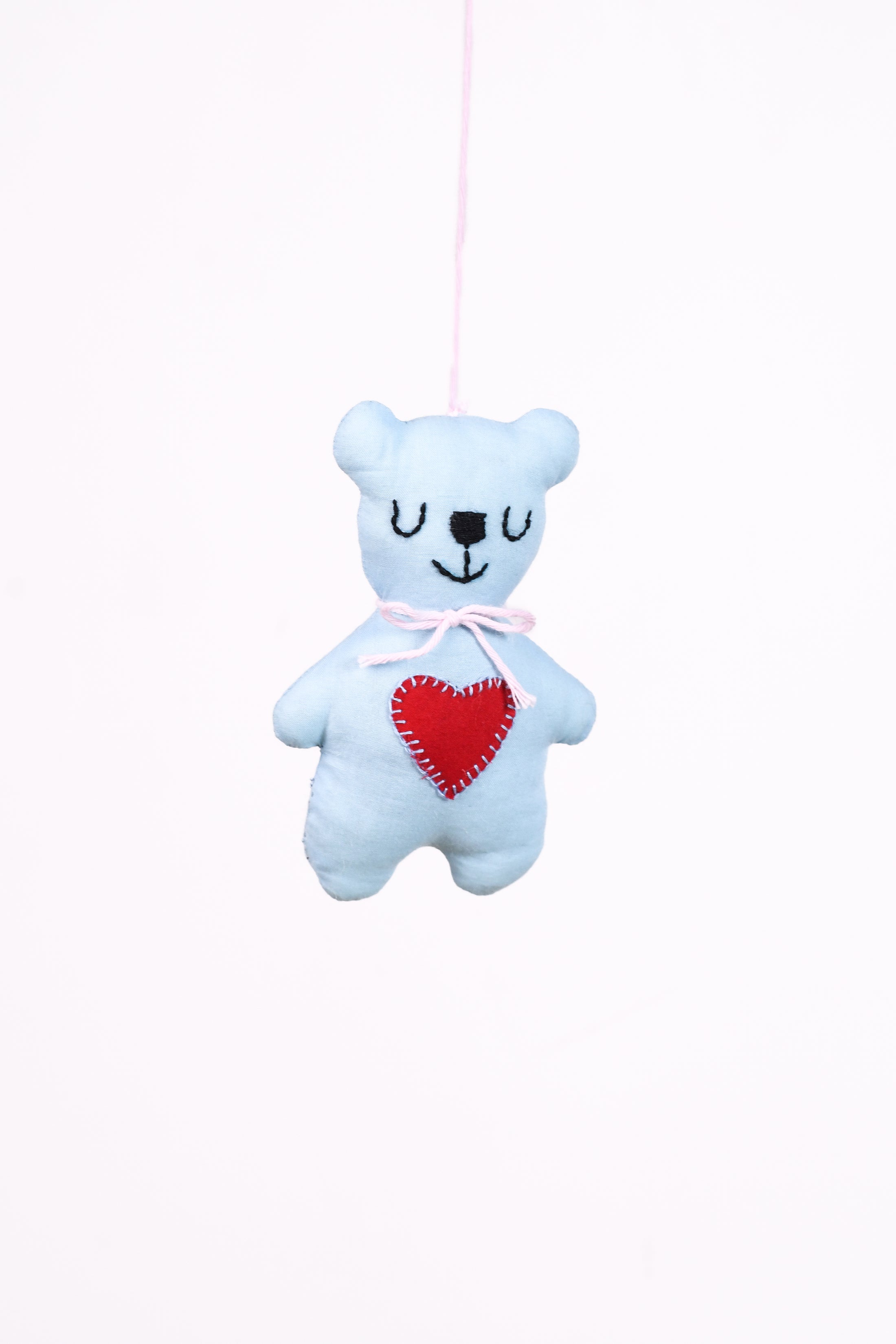 Yellow Balloon Teddy Nursery Hanging Decor