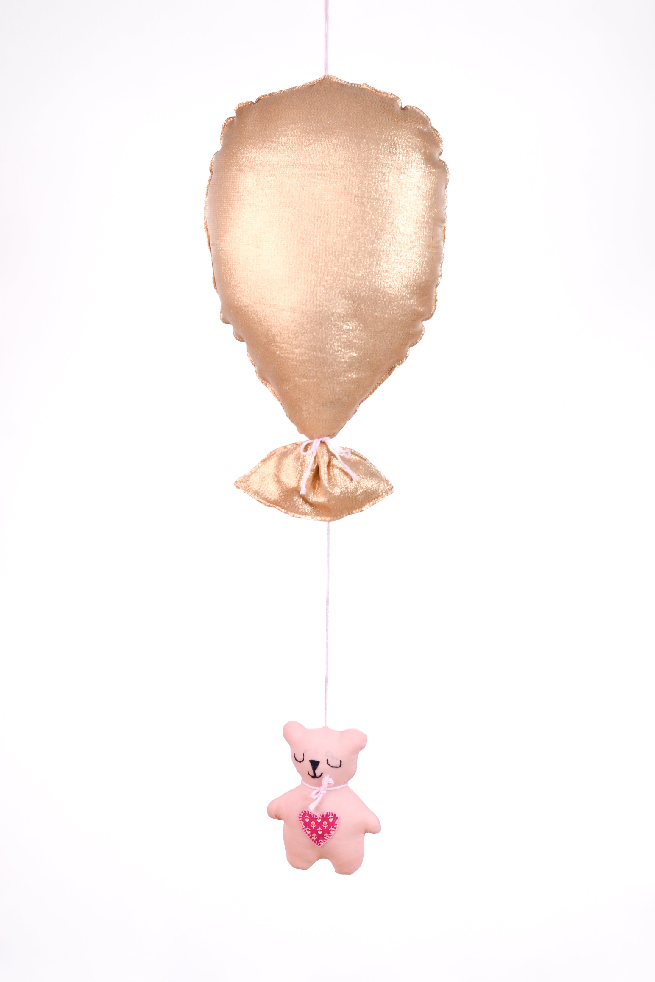 Gold Balloon Teddy Nursery Hanging Decor