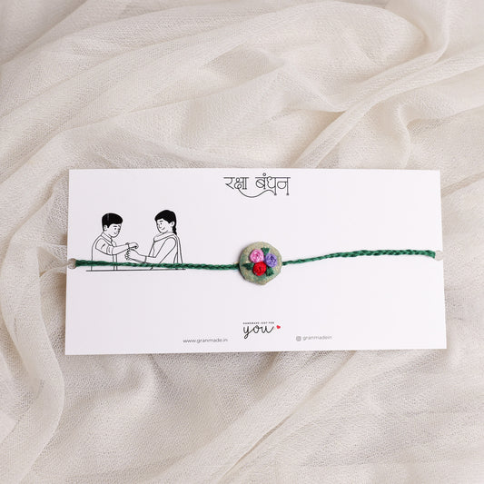 Bahara Hand-embroidered Rakhi