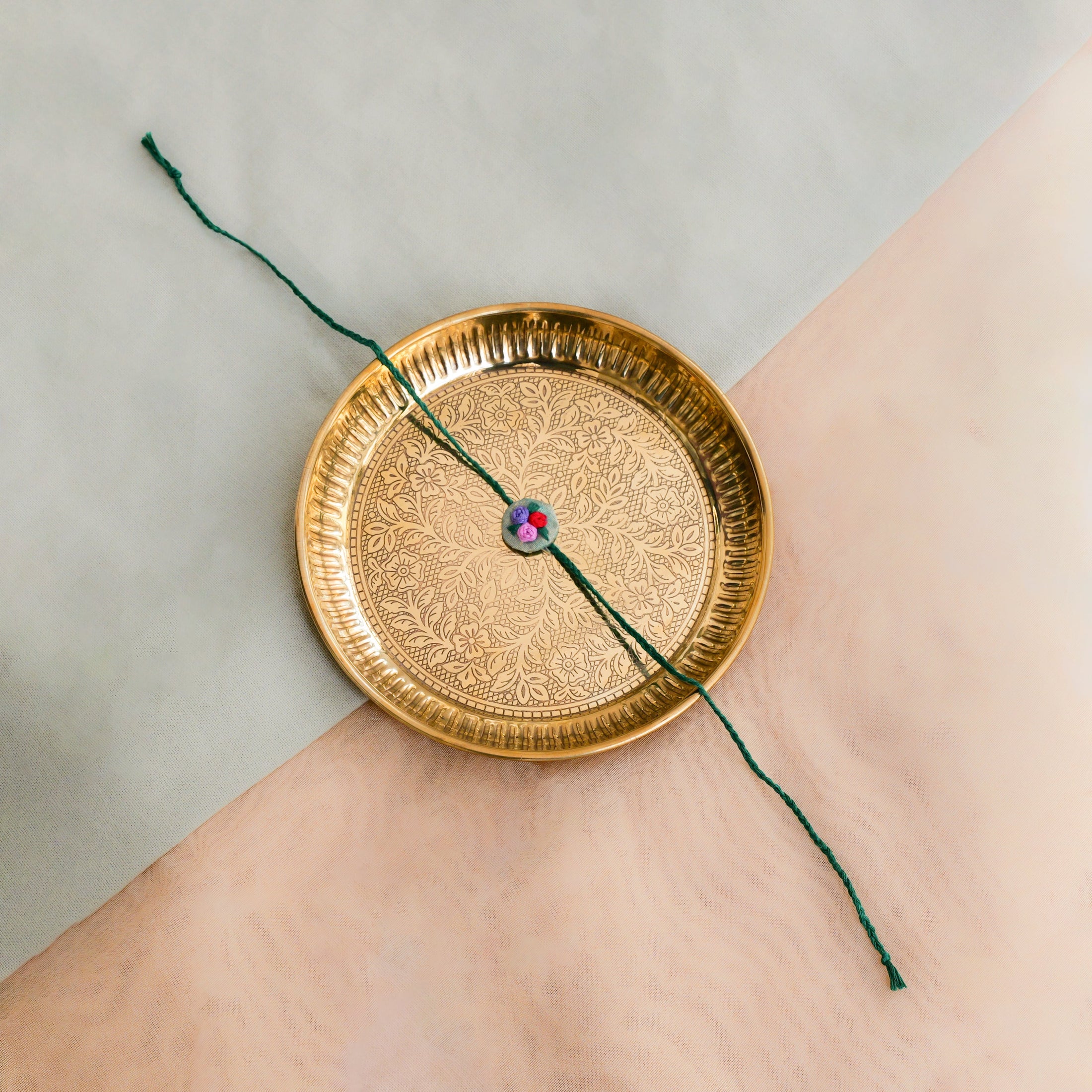 Bahara Hand-embroidered Rakhi