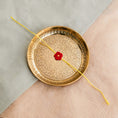 Load image into Gallery viewer, Crochet Daisy Rakhi - Red
