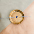 Load image into Gallery viewer, Crochet Heart Rakhi - Blue
