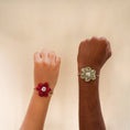 Load image into Gallery viewer, Phool Textile Rakhi set of 2
