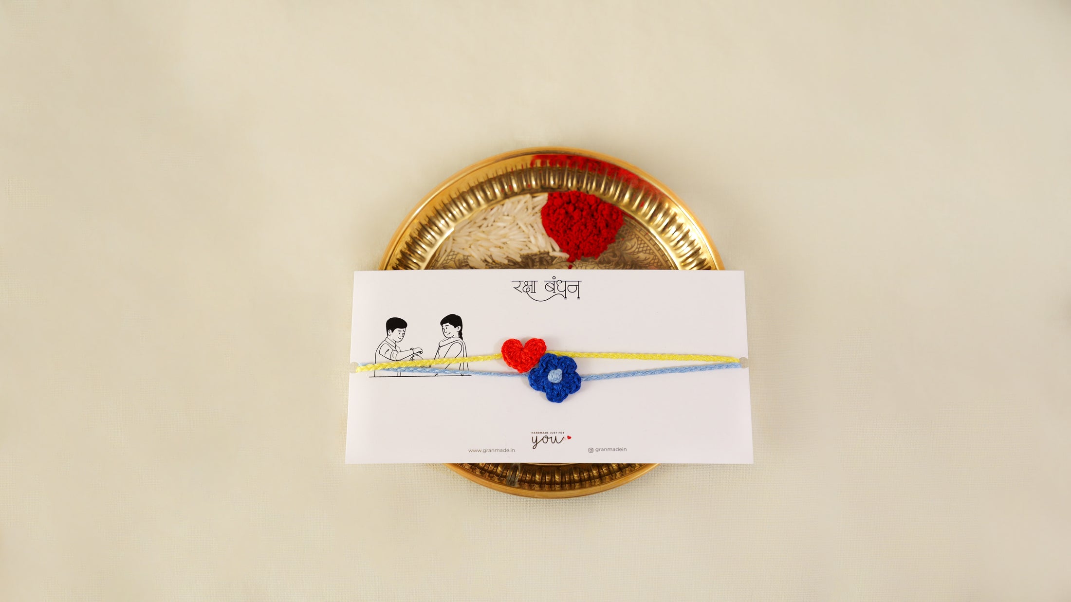 Crochet Infinite Bond Rakhi set of 2