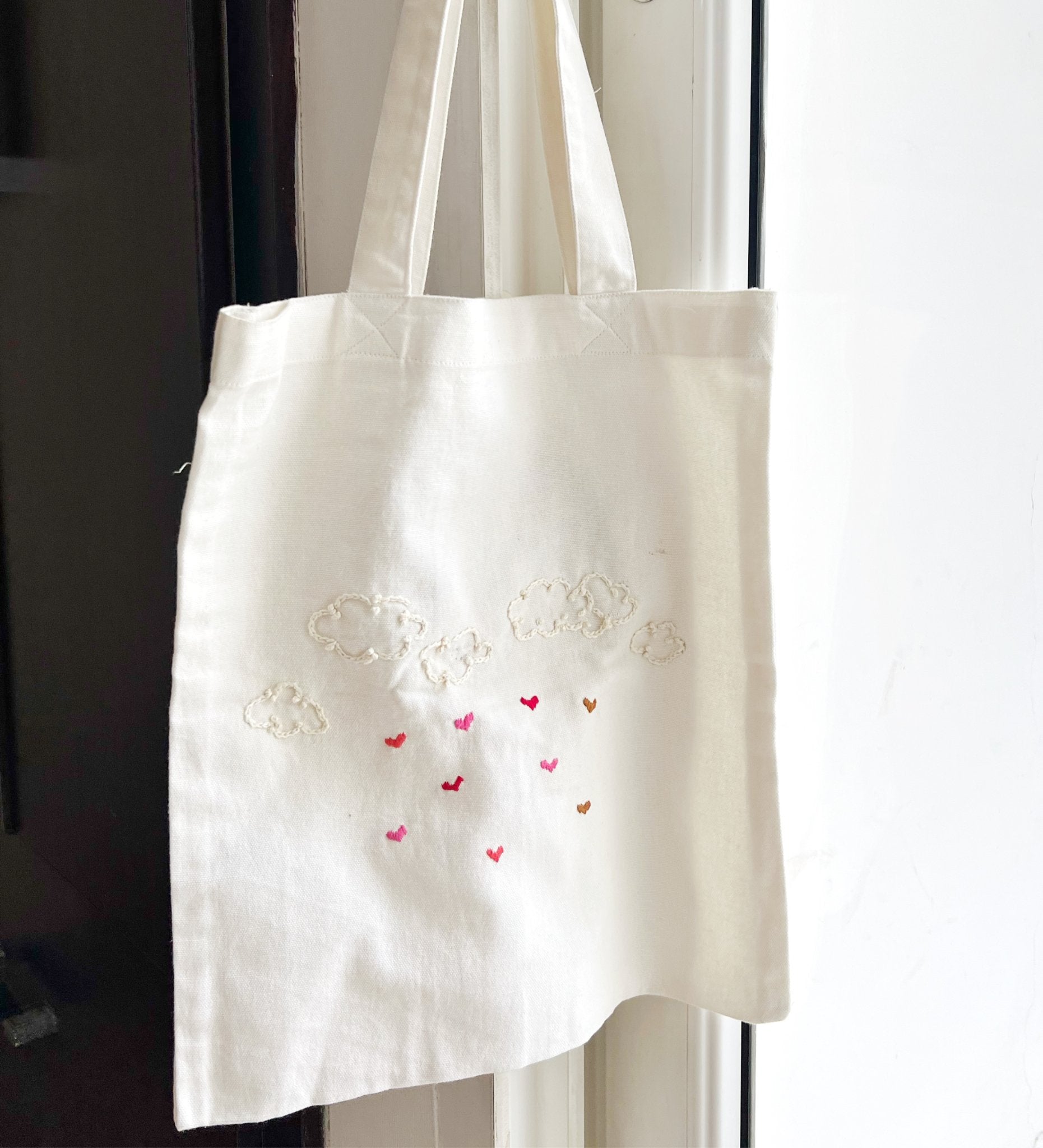 Adventure is out there! Hand - embroidered Tote Bag - Granmade