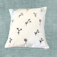 Load image into Gallery viewer, Beige and Black Flower Cushion Cover - Granmade
