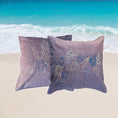 Load image into Gallery viewer, 'On the Beach' Hand embroidered Cushion Covers (set of 2) - Granmade
