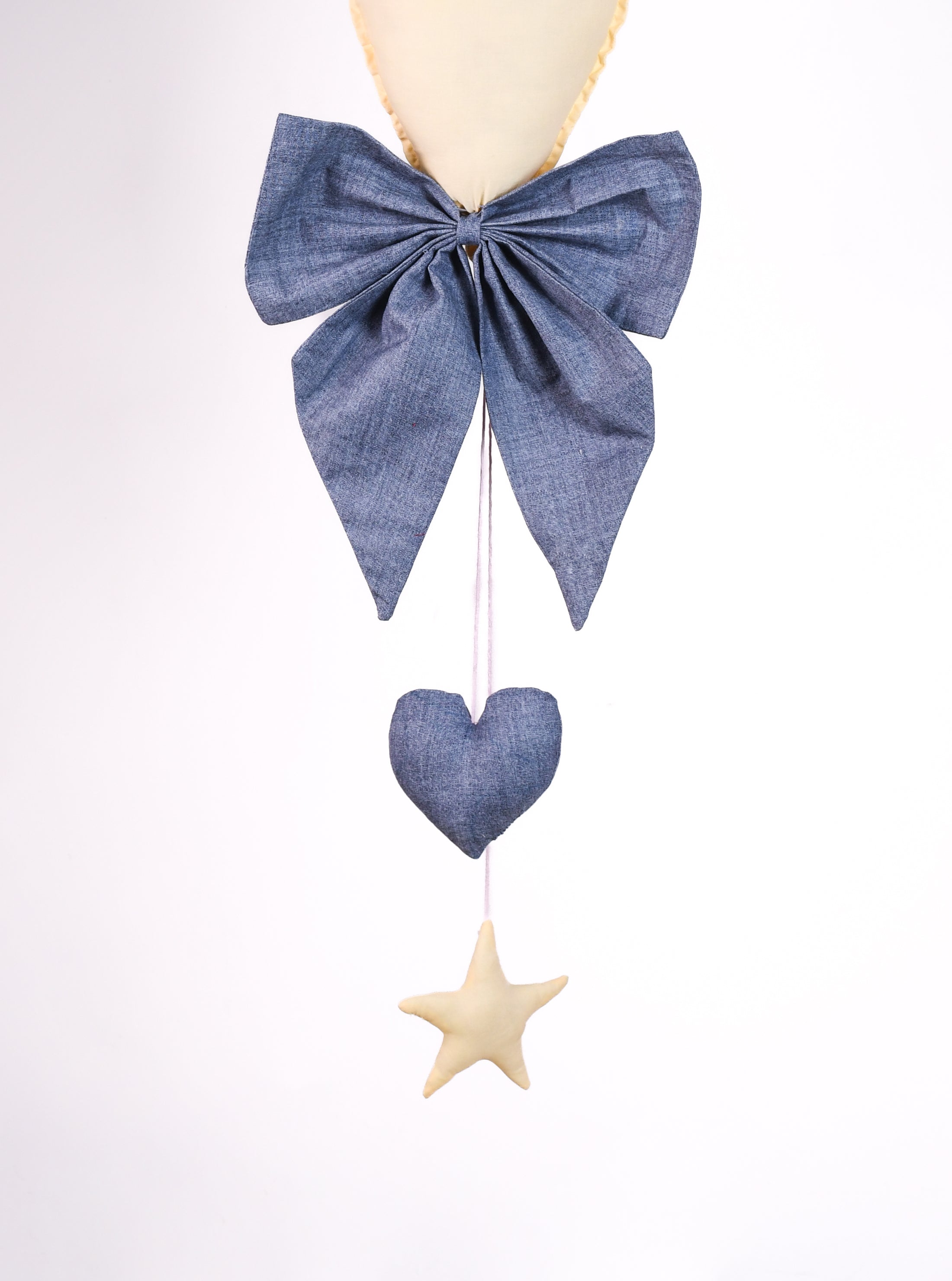 Yellow Balloon Heart Nursery Hanging Decor